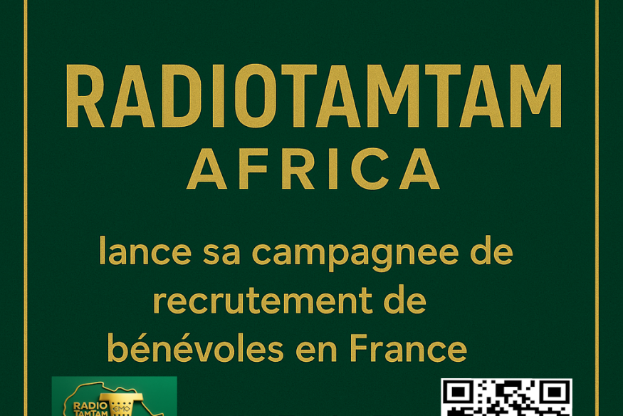 COMMUNIQUÉ DE PRESSE RADIOTAMTAM AFRICA lance sa campagne de recrutement de bénévoles en France