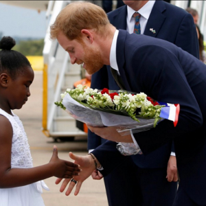 Le Prince Harry  fait honneur aux anciens Combattants  de la Zambie