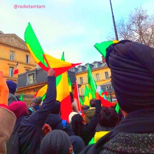 AFRIQUE2050 : Union européenne Les Maliens se sont rassemblés le 22 janvier  à  l'ambassade  du Mali pour manifester contre les sanctions de la CEDEAO