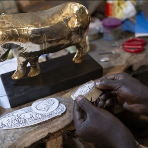 Les artisans locaux sont mis en avant durant la Vitrine de l'art du Sénégal.