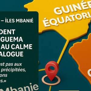 Gabon – Îles Mbanié : le président Oligui Nguema appelle au calme et au dialogue