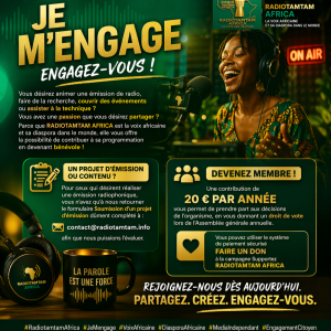 JE M’ENGAGE - RADIOTAMTAM AFRICA