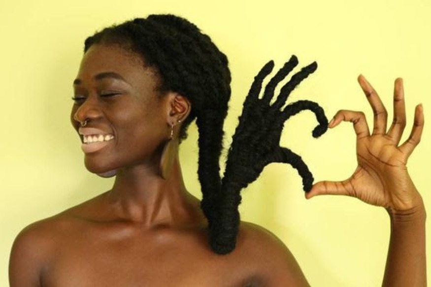 Les cheveux éloquents de l'ivoirienne LAETITIA KY