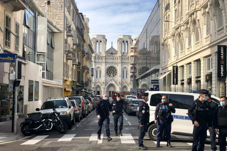 FRANCE :  Nice trois morts dans l'attaque terroriste contre la basilique Notre-Dame