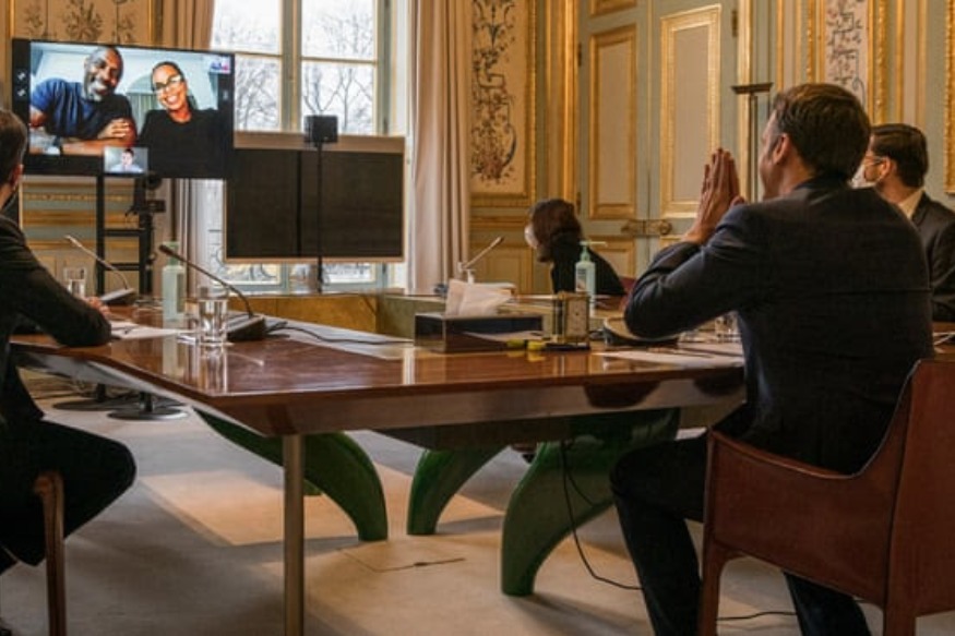 FRANCE A FRIC  : Nouveaux invités au Sommet France-Afric, le Guardian journal anglo-saxon a été le seul journal invité à assister à la discussion