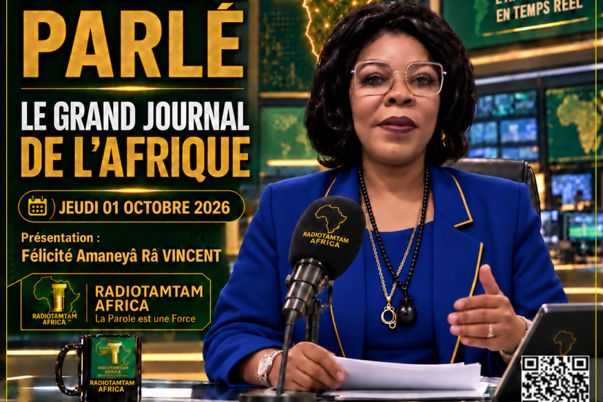 JOURNAL PARLÉ — LE GRAND JOURNAL DE L’AFRIQUE Jeudi 1er octobre 2026