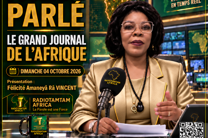 JOURNAL PARLÉ — LE GRAND JOURNAL DE L’AFRIQUE Dimanche 4 octobre 2026