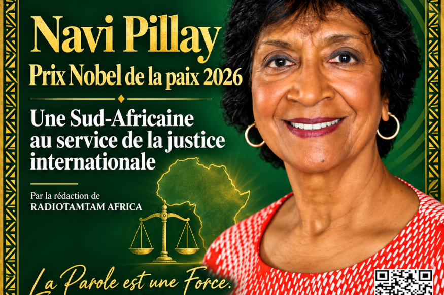 A LA UNE : Navi Pillay, prix Nobel de la paix 2026 : une Sud-Africaine au service de la justice internationale